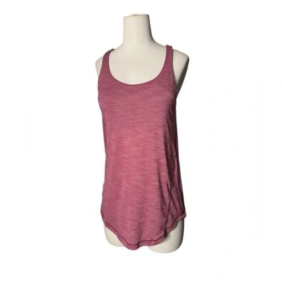 LULULEMON - Moment To Movement 2-In-1 Tank Heathered Cherry Tint / Cherry Tint - Picture 5 of 8